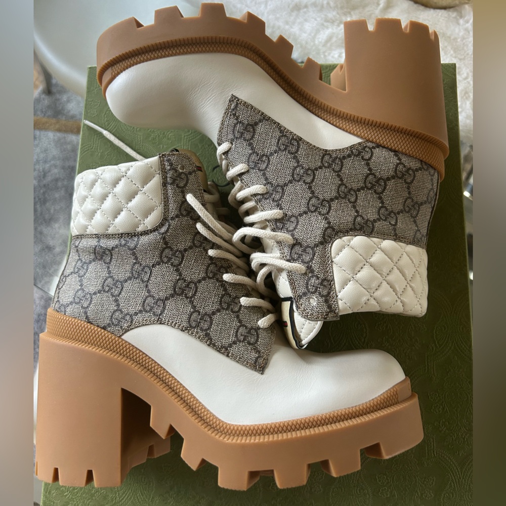 New Gucci GG Monogram Boots